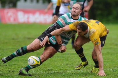  BENTO GONÇALVES, RS, BRASIL, 13/10/2018. Farrapos x Poli-SP, jogo válido pela final do Super 16, campeonato brasileiro de rúgbi, realizado no Estádio da Montanha. (Porthus Junior/Agência RBS)Indexador: Porthus Junior                  