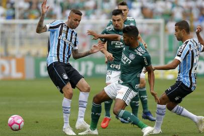 grêmio, palmeiras, pacaembu, brasileirão, luan