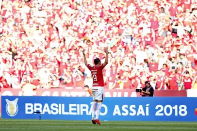  PORTO ALEGRE, RS, BRASIL, 14-10-2018.Inter recebe o São Paulo no Beira-Rio. Partida é válida pela 29ª rodada do Brasileirão. (FÉLIX ZUCCO/AGÊNCIA RBS)