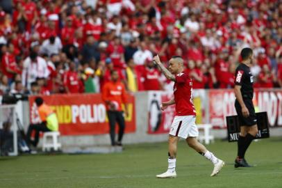  PORTO ALEGRE, RS, BRASIL, 14-10-2018.Inter recebe o São Paulo no Beira-Rio. Partida é válida pela 29ª rodada do Brasileirão. (FÉLIX ZUCCO/AGÊNCIA RBS)