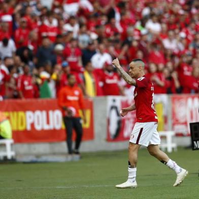  PORTO ALEGRE, RS, BRASIL, 14-10-2018.Inter recebe o São Paulo no Beira-Rio. Partida é válida pela 29ª rodada do Brasileirão. (FÉLIX ZUCCO/AGÊNCIA RBS)