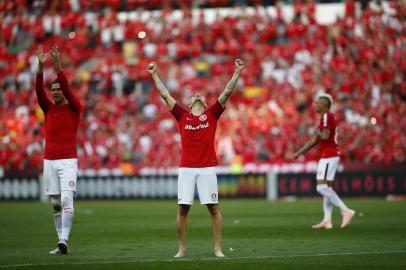  PORTO ALEGRE, RS, BRASIL, 14-10-2018.Inter recebe o São Paulo no Beira-Rio. Partida é válida pela 29ª rodada do Brasileirão. (FÉLIX ZUCCO/AGÊNCIA RBS)