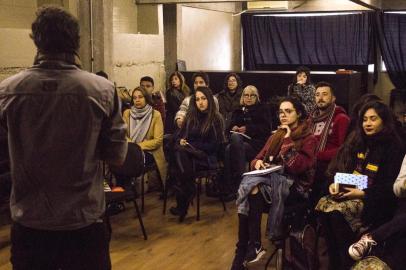 Ofiicna de Fotografia oferecida pelo ponto de cultura NAV, de Caxias do Sul 