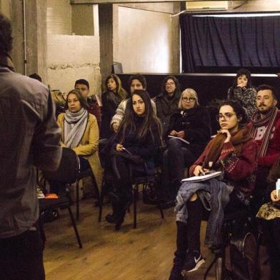 Ofiicna de Fotografia oferecida pelo ponto de cultura NAV, de Caxias do Sul 