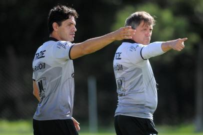  CAXIAS DO SUL, RS, BRASIL 15/10/2018Time do Juventude treina antes de enfrentar o Vila Nova pela série B do Brasileirão. Na foto: Técnico Luiz Carlos Winck. (Felipe Nyland/Agência RBS)