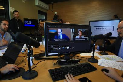  PORTO ALEGRE, RS, BRASIL, 16/10/2018 - Debate entre Eduardo Leite e José Ivo Sartori na Gaúcha.(FOTOGRAFO: TADEU VILANI / AGENCIA RBS)