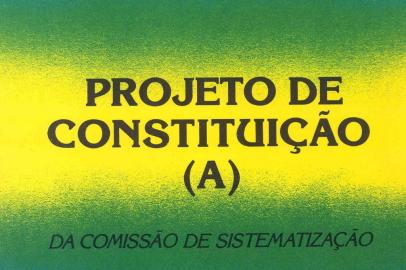  Projeto de Constituição ( a) - da comissão de sistematização 