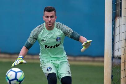  PORTO ALEGRE, RS, BRASIL, 19-10-2018. Grêmio faz treino no CT Luiz Carvalho. (FERNANDO GOMES/AGÊNCIA RBS)