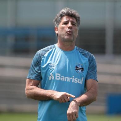  PORTO ALEGRE, RS, BRASIL, 19-10-2018. Grêmio faz treino no CT Luiz Carvalho. (FERNANDO GOMES/AGÊNCIA RBS)