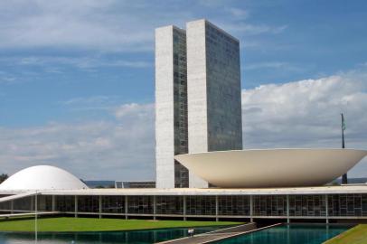 Fachada do prédio do Congresso Nacional, que reúne o Senado e Câmara dos Deputados em Brasília.