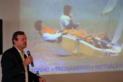  PORTO ALEGRE, RS, BRASIL, 23/10/2018 - Lançamento do Projeto Olímpico ¿ Tókyo 2020 da Sogipa. Na foto- Lars Grael.  (FOTOGRAFO: JÚLIO CORDEIRO / AGENCIA RBS)