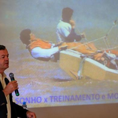  PORTO ALEGRE, RS, BRASIL, 23/10/2018 - Lançamento do Projeto Olímpico ¿ Tókyo 2020 da Sogipa. Na foto- Lars Grael.  (FOTOGRAFO: JÚLIO CORDEIRO / AGENCIA RBS)