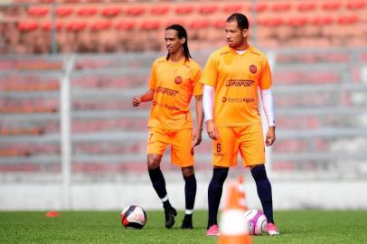  VERANÓPOLIS, RS, BRASIL 30/11/2017Time do VEC treina no estádio Antonio Davis Farina em Veranópolis para o Campeonato Gaúcho de Futebol 2018. (Felipe Nyland/Agência RBS)