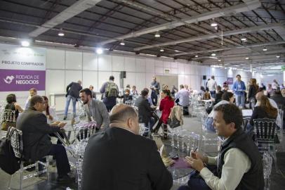 Rodada de negócios ocorrida durante a Wine South America, feira do setor vitivinícola realizada em Bento Gonçalves