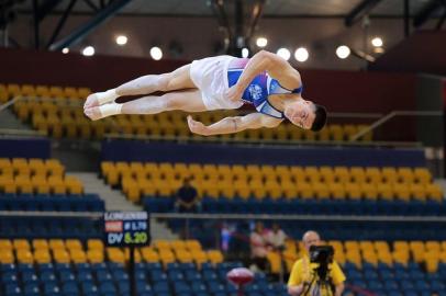  Ginasta russo Nikita Nagornyy no Mundial de Doha