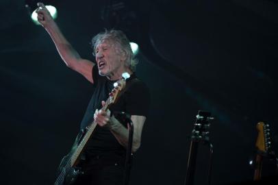 British rock icon Roger Waters performs at Maracana stadium in Rio de Janeiro, Brazil on October 24, 2018.