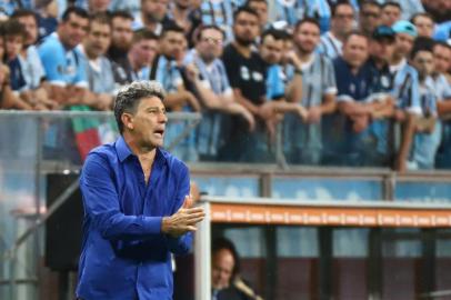  PORTO ALEGRE, RS, BRASIL, 30-10-2018. Grêmio enfrenta o River Plate pela semifinal da Libertadores na Arena. (CARLOS MACEDO/AGÊNCIA RBS)