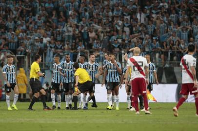  PORTO ALEGRE, RS, BRASIL, 30-10-2018. Grêmio enfrenta o River Plate pela semifinal da Libertadores na Arena. (ANDRÉ ÁVILA/AGÊNCIA RBS)