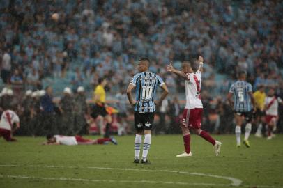  PORTO ALEGRE, RS, BRASIL, 30-10-2018. Grêmio enfrenta o River Plate pela semifinal da Libertadores na Arena. (ANDRÉ ÁVILA/AGÊNCIA RBS)