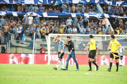  PORTO ALEGRE, RS, BRASIL, 30-10-2018. Grêmio enfrenta o River Plate pela semifinal da Libertadores na Arena. (CARLOS MACEDO/AGÊNCIA RBS)