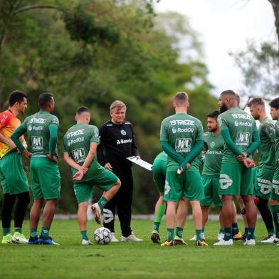  CAXIAS DO SUL, RS, BRASIL, 31/10/2018Treino do Juventude antes do jogo decisivo contra o Brasil de Pelotas. (Lucas Amorelli/Agência RBS)