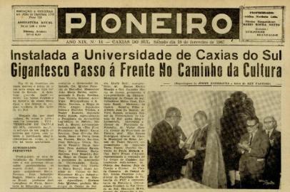 Inauguração da UCS em 1967