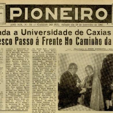 Inauguração da UCS em 1967