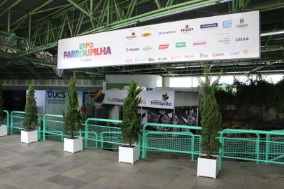 Estrutura da Expo Farroupilha. entrada do evento