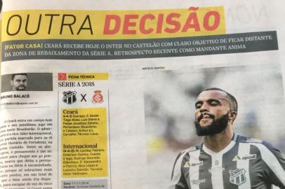 repercussão dos jornais esportivos do ceará