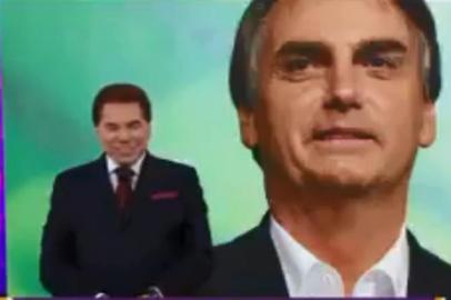 Presidente eleito Jair Bolsonaro, por telefone, pede doação ao Teleton, campanha do SBT de Silvio Santos.