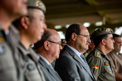  PORTO ALEGRE, RS, BRASIL, 12-11-2018. Brigada Militar realizará, nesta segunda-feira (12), às 16h, a formatura de 2 mil novos soldados que se incorporam à instituição. O ato, que marca o início do Curso Básico de Formação de Policial Militar, ocorrerá na Academia de Polícia Militar e contará com a presença do secretário Cezar Schirmer e do comandante-geral da BM, coronel Mário Ikeda. (OMAR FREITAS/AGÊNCIA RBS)