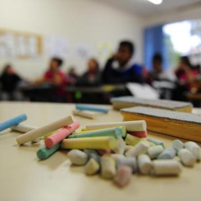  Sala de áula na Escola de Educação Básica Irineu BornhausenIndexador:                                 