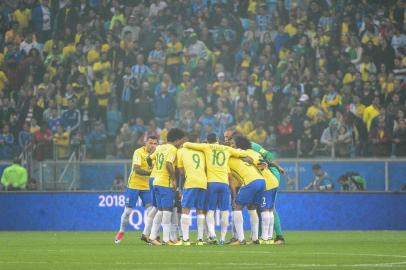  PORTO ALEGRE, RS, BRASIL, 31-08-2017. Brasil enfrenta o Equador pelas Eliminatórias da Copa do Mundo no estádio Arena. (FÉLIX ZUCCO/AGÊNCIA RBS)