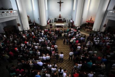  FARROUPILHA, RS, BRASIL 17/11/2018Missa para desfavorecidos no Santuário de Nossa Senhora de Caravaggio em Farroupilha. (Felipe Nyland/Agência RBS)