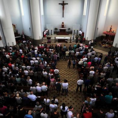  FARROUPILHA, RS, BRASIL 17/11/2018Missa para desfavorecidos no Santuário de Nossa Senhora de Caravaggio em Farroupilha. (Felipe Nyland/Agência RBS)