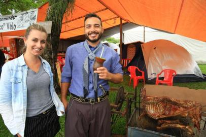  SANTA CRUZ DO SUL, RS, BRASIL, 18-11-2018. 33ª edição do Encontro de Artes e Tradição (Enart).Simone Frfohlith e Cassio Luiz (TADEU VILANI/AGÊNCIA RBS)