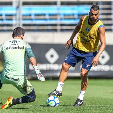 Maicon, treino, Grêmio