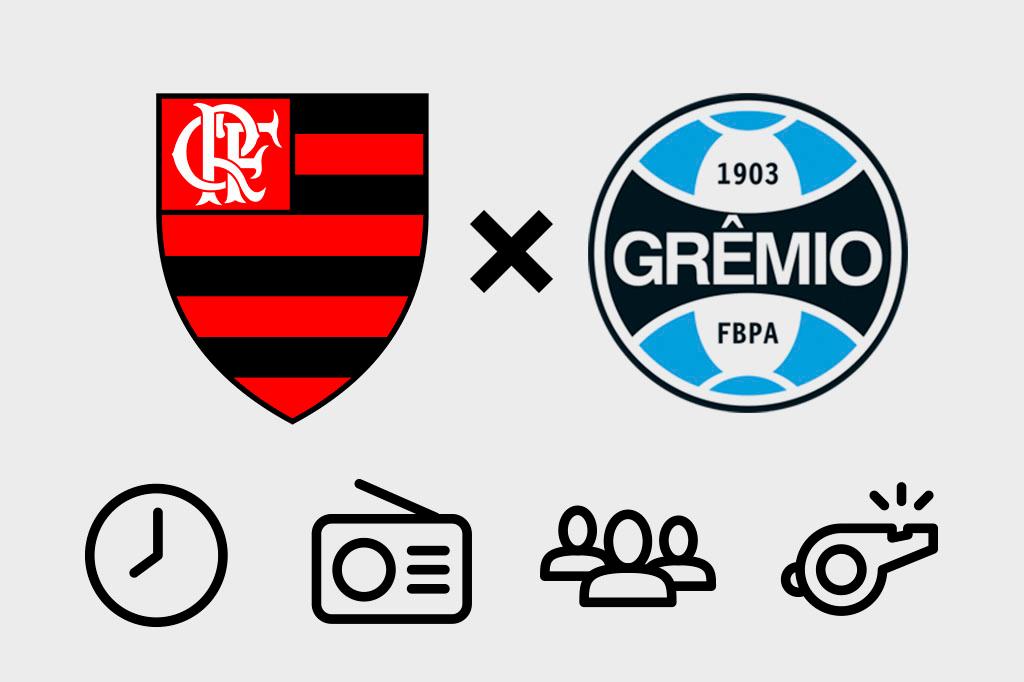 Flamengo x Grêmio: horário, como assistir, e tudo sobre o jogo da