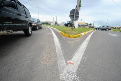  VIAMÃO, RS, BRASIL,  03-12-2017. ZH faz reportagem sobre a situação da RS-040. Na foto: km 65, trevo em Capivari do Sul (LAURO ALVES/AGÊNCIA RBS)