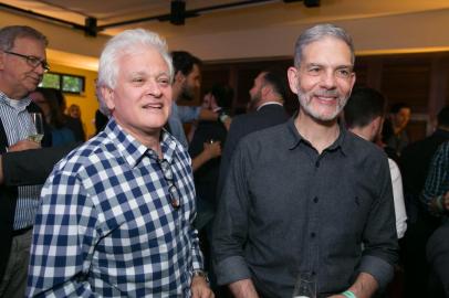  PORTO ALEGRE, RS, BRASIL, 19-11-2018. Luiz Antônio Nasi e Mauro Dorfman.  Último encontro do Fronteiras do pensamento 2018 co  palestra de Mark Lilla e Luiz Felipe Pondé.  (FOTO ANDRÉA GRAIZ/AGÊNCIA RBSIndexador: Anderson Fetter