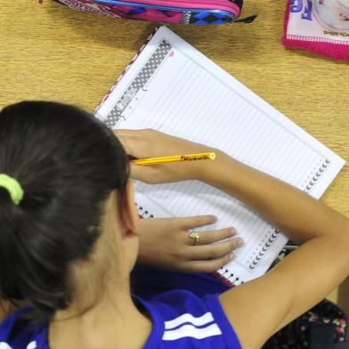  SANTA MARIA , RS , BRASIL , 15/02/2016Volta às aulas nas escolas particulares de Santa Maria Na foto - Escola Medianeira FOTO JEAN PIMENTEL / AGÊNCIA RBS, GERAL