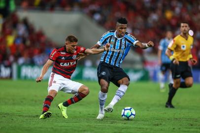 Bruno Cortez, do Grêmio, na partida contra o Flamengo