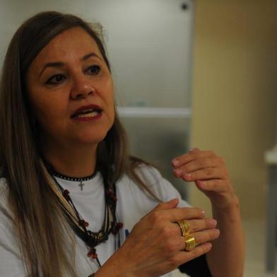  CAXIAS DO SUL, RS, BRASIL 21/11/2018Isabel Cristina de Oliveira é a presidente da APAC Porto Alegre e veio a Caxias do Sul falar sobre o método no IV Encontro de Justiça Restaurativa na Execução Criminal. (Felipe Nyland/Agência RBS)