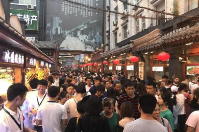 Pequim, China, mercado público, comidas exóticas