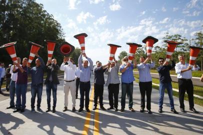 Inauguração do viaduto do Itacolomi na RS-118