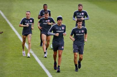  PORTO ALEGRE, RS, BRASIL, 23/11/2018 - Treino do Inter que ocorreu na tarde desta Sexta Feira. (FOTOGRAFO: ROBINSON ESTRÁSULAS / AGENCIA RBS)