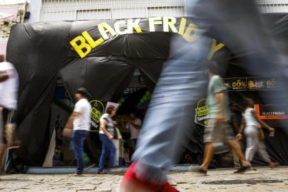  FLORIANOPOLIS, SC, BRASIL, 23.11.2018: Black Friday no centro de Floripa.  (Foto: Diorgenes Pandini/Diario Catarinense)Indexador: Diorgenes Pandini