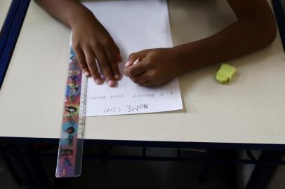  PORTO ALEGRE, RS, BRASIL, 23/11/2018 - Escola Pequena Casa de Mari. Escolas conveniadas com a prefeitura de Porto Alegre para Ensino Fundamental. (FOTOGRAFO: CARLOS MACEDO / AGENCIA RBS)