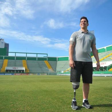  CHAPECÓ, SC, BRASIL 27.11.2018. FOLLMANN. Jakson Follmann na Arena Condá . FOTO ANGÉLICA LÜERSEN, ESPECIAL, DIÁRIO CATARINENSE