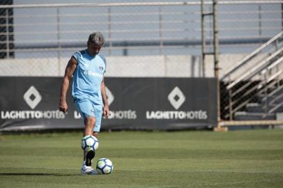  PORTO ALEGRE, RS, BRASIL, 29-11-2018. No CT Luiz Carvalho, Renato Gaúcho faz primeiro treino após sua renovação de contrato com o time. (ANDRÉ ÁVILA/Agência RBS_